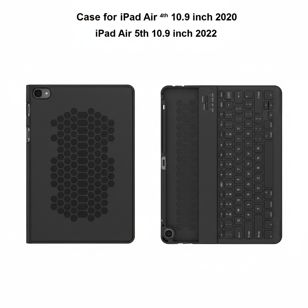 For iPad Air 4th 10.9" 2020 A2072 A2316 A2324 A2325 Keyboard Case for iPad Air 5th 10.9" 2022 A2588 A2589 A2591 Case